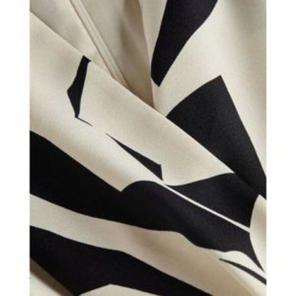 EXPRESS Abstract Print Draped Sheath Dress - Picture 5 of 12